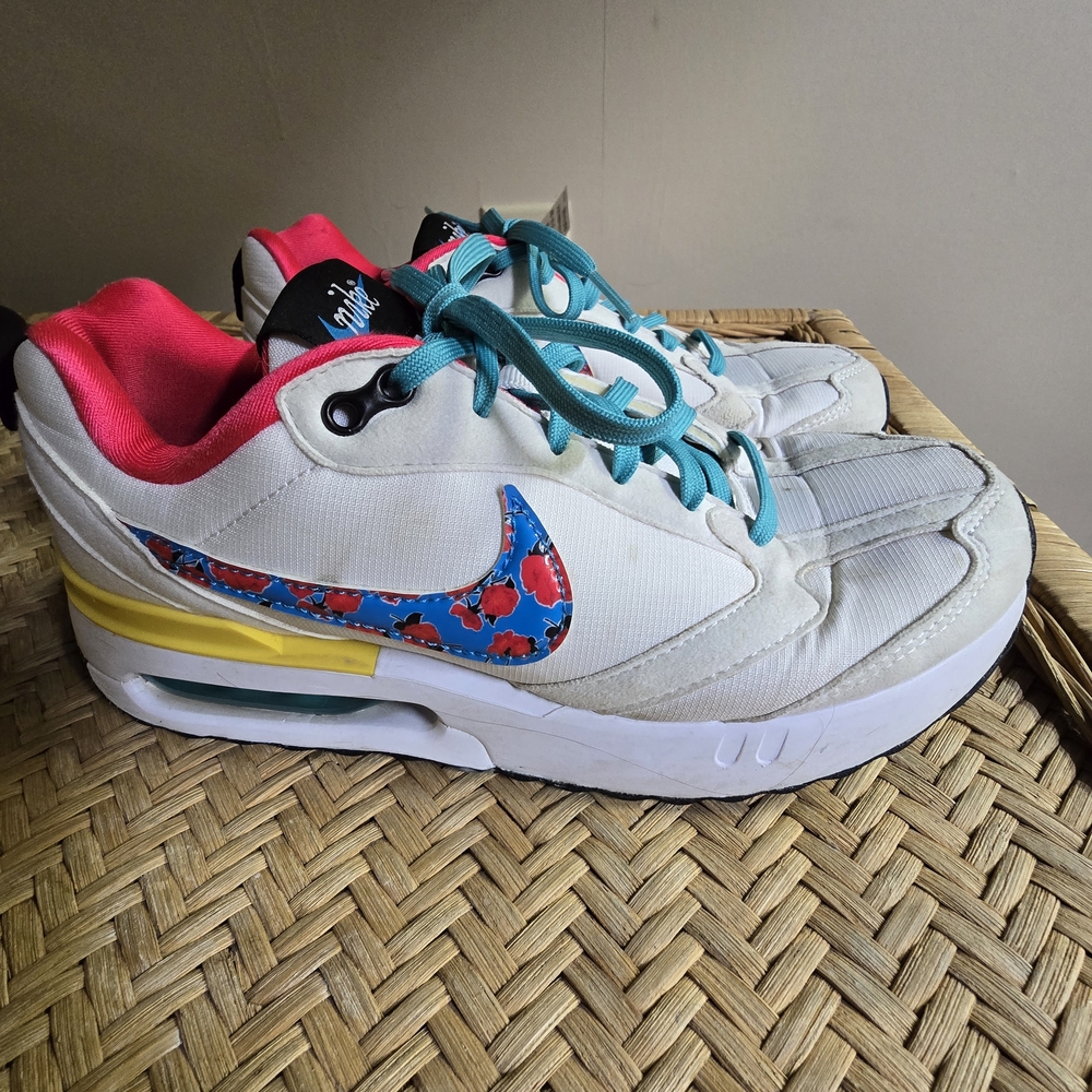 Youth Size 5.5Y Nike Air Max Dawn GS "Floral Swoosh" Sneakers